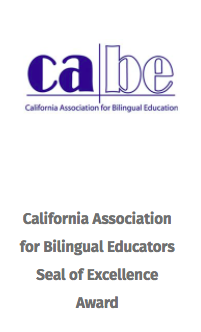 California Association for bilingual educators seal of excellence award